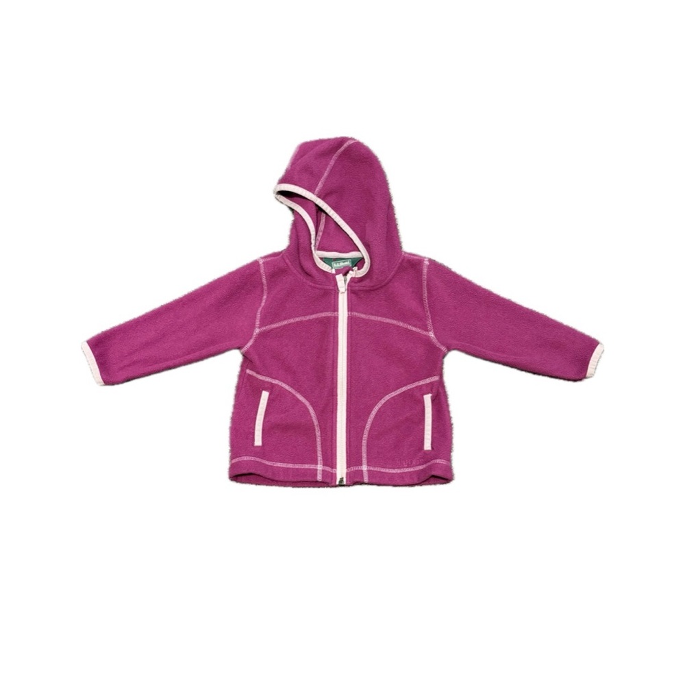 L.L. Bean Fuchsia Hooded Jacket